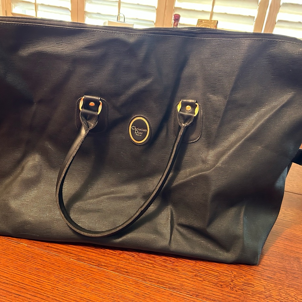 Dior Black Tote Bag